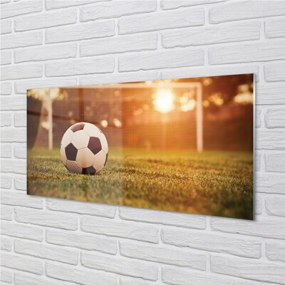 Pintura em vidro Gol de sol de bola