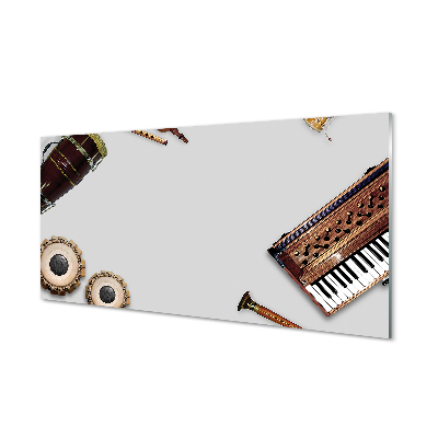 Pintura em vidro Instrumentos