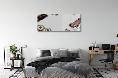 Pintura em vidro Instrumentos