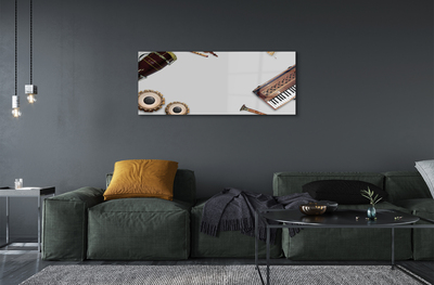 Pintura em vidro Instrumentos