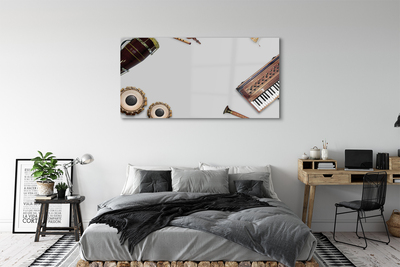 Pintura em vidro Instrumentos