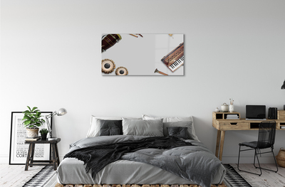 Pintura em vidro Instrumentos