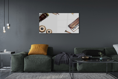 Pintura em vidro Instrumentos