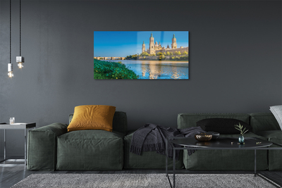 Pintura em vidro Rio Catedral da Espanha