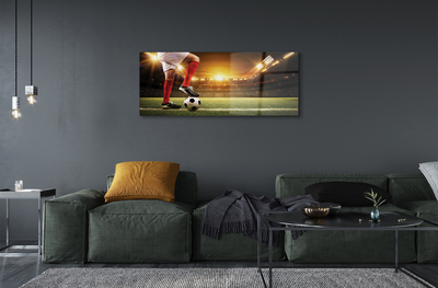 Pintura em vidro Pernas do estádio de futebol