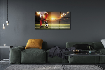 Pintura em vidro Pernas do estádio de futebol