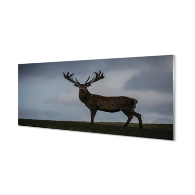 Pintura em vidro Noite dos Veados