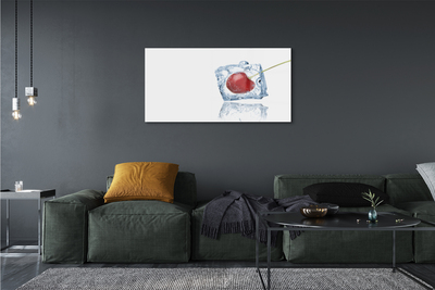 Pintura em vidro Cubo de gelo de cereja