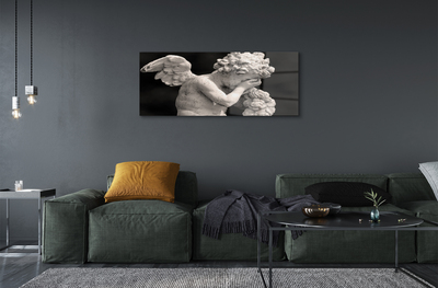 Quadro de vidro Anjo Chorão