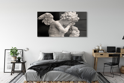 Quadro de vidro Anjo Chorão