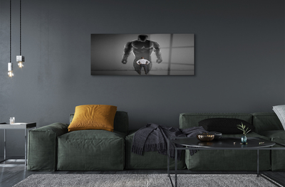 Quadro de vidro Homem musculoso