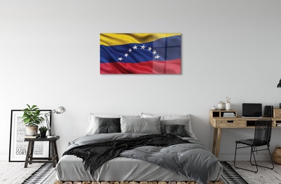 Quadro de vidro bandeira venezuelana