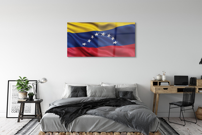 Quadro de vidro bandeira venezuelana