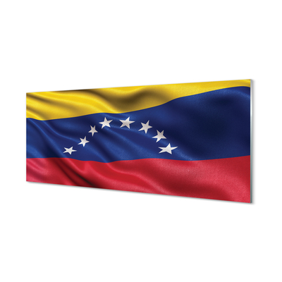Quadro de vidro bandeira venezuelana