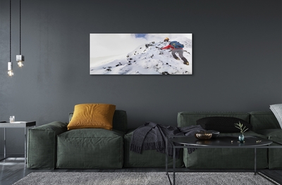 Quadro de vidro Escalada de montanha