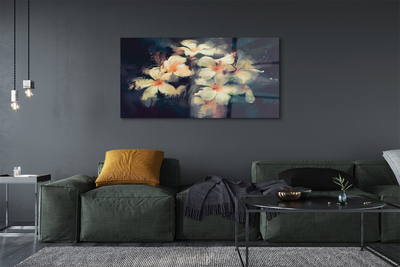 Pintura em vidro Pintura de flores