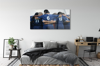 Quadro de vidro Jogadores de futebol