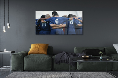 Quadro de vidro Jogadores de futebol