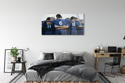 Quadro de vidro Jogadores de futebol