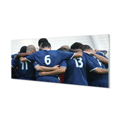 Quadro de vidro Jogadores de futebol