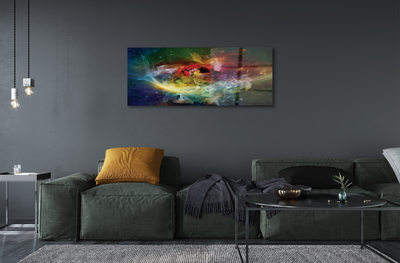 Pintura em vidro Fractais abstratos