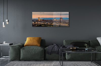 Quadro de vidro Itália Panorama das montanhas da catedral