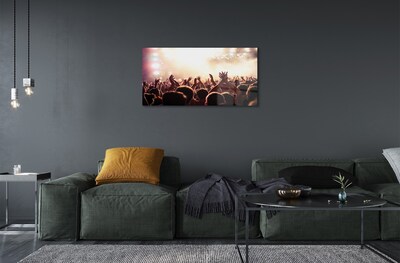 Quadro de vidro Concerto de pessoas