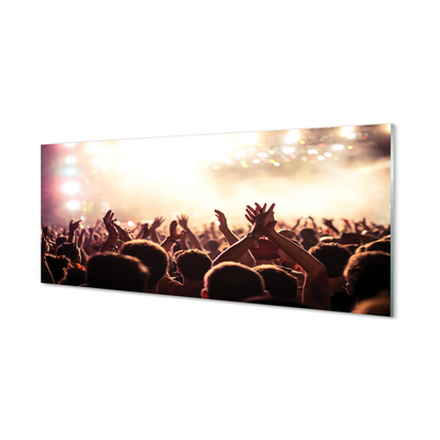 Quadro de vidro Concerto de pessoas