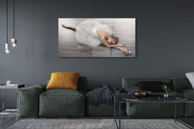 Pintura em vidro Vestido de bailarina branco feminino