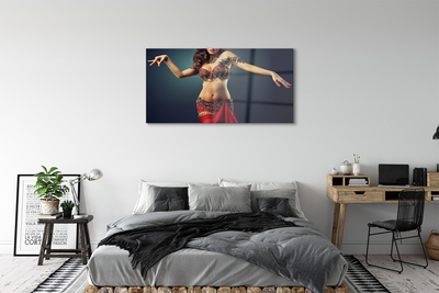 Pintura em vidro Mulher dançando