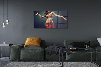 Pintura em vidro Mulher dançando