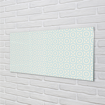 Quadro de vidro Círculos geométricos