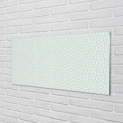 Quadro de vidro Círculos geométricos