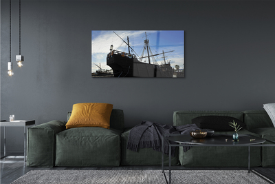 Quadro de vidro Navio do Céu