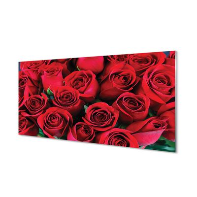 Quadro de vidro Rosas
