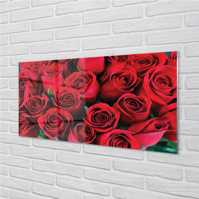 Quadro de vidro Rosas