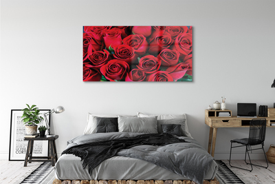Quadro de vidro Rosas