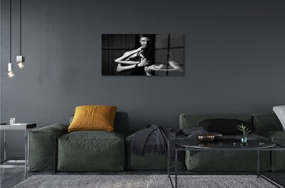 Quadro de vidro Mulher homem