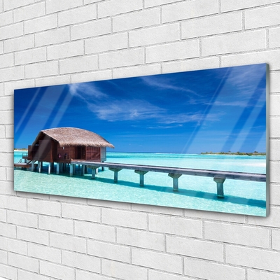 Quadro de vidro Arquitetura da Sea Beach House