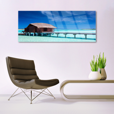 Quadro de vidro Arquitetura da Sea Beach House