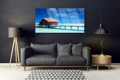 Quadro de vidro Arquitetura da Sea Beach House