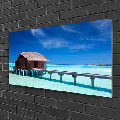 Quadro de vidro Arquitetura da Sea Beach House