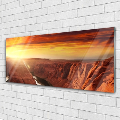 Pintura em vidro Paisagem do Grand Canyon