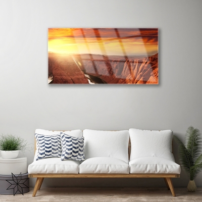 Pintura em vidro Paisagem do Grand Canyon