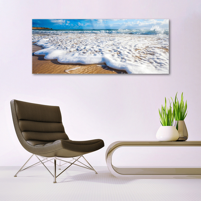 Quadro de vidro Praia Mar Areia Natureza
