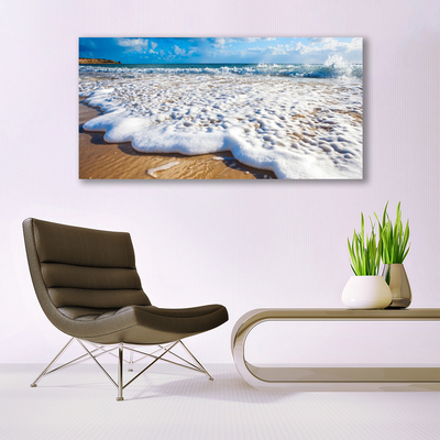 Quadro de vidro Praia Mar Areia Natureza