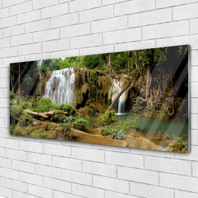 Quadro de vidro Cachoeira Rio Floresta Natureza