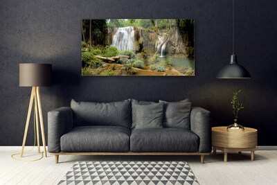 Quadro de vidro Cachoeira Rio Floresta Natureza