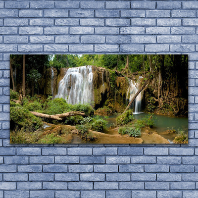 Quadro de vidro Cachoeira Rio Floresta Natureza