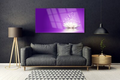 Quadro de vidro Flor de lótus